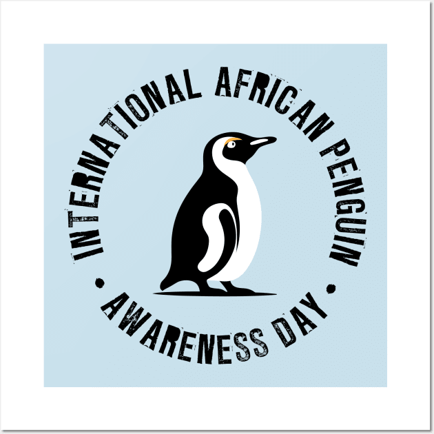 International African Penguin Awareness Day – October Wall Art by irfankokabi